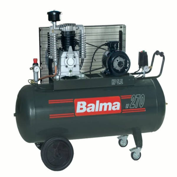 Compressore a cinghia Lt.270 HP 5,5 V.400 NS39/270 Balma